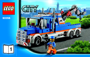 Manual Lego set 60056 City Camião-reboque