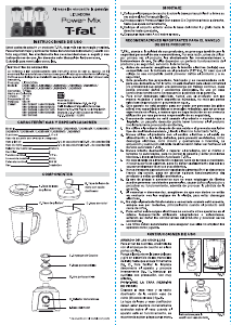 Manual de uso Tefal LN2838MX Power Mix Batidora