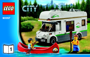 Käyttöohje Lego set 60057 City Matkailuauto