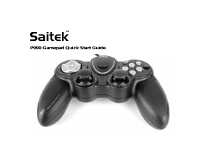 Manual Saitek P990 Game Controller