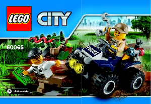 Manual Lego set 60065 City ATV patrol