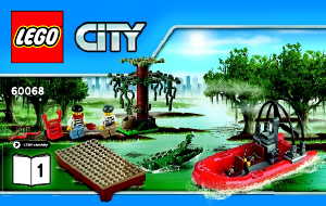 Bruksanvisning Lego set 60068 City Tjuvarnas gömställe