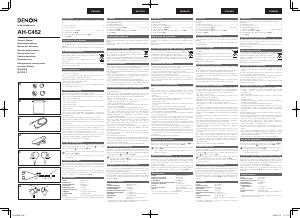 Bruksanvisning Denon AH-C452 Hörlurar