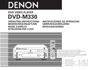 Mode d’emploi Denon DVD-M330 Lecteur DVD