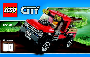 Mode d’emploi Lego set 60070 City La poursuite en hydravion