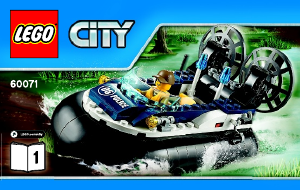 Manual Lego set 60071 City Hovercraft arrest