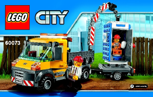 Manual Lego set 60073 City Service truck