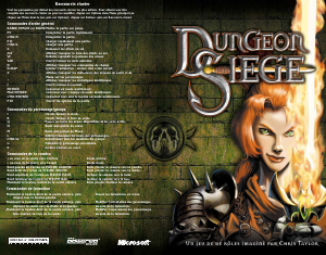 Mode d’emploi PC Dungeon Siege