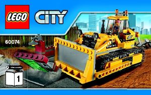 Manual Lego set 60074 City Bulldozer