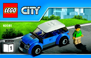 Manual Lego set 60081 City Pickup tow truck