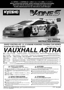 Handleiding Kyosho 31241 Vauxhall Astra Radiobestuurbare auto