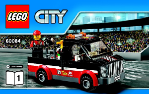 Käyttöohje Lego set 60084 City Kilpapyörän kuljetusauto
