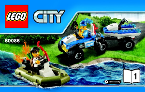 Manual Lego set 60086 City Starter-set