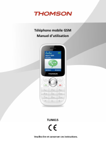 Mode d’emploi Thomson TLINK15 Téléphone portable