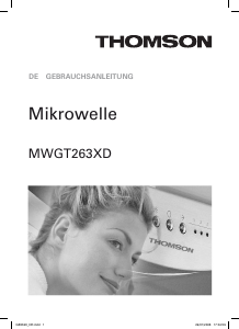 Bruksanvisning Thomson MWGT263XD Mikrovågsugn