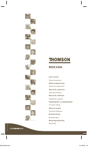 Mode d’emploi Thomson ROC4206 Télécommande