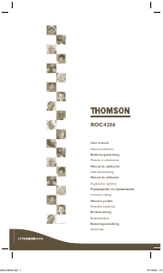 Руководство Thomson ROC4206 Пульт дистанционного управления