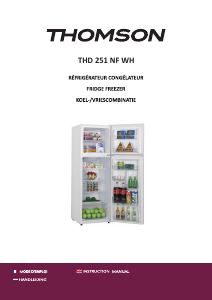 Mode d’emploi Thomson THD 251 NF WH Réfrigérateur combiné