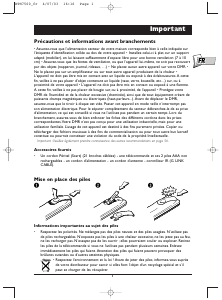 Mode d’emploi Thomson DTH7500E Lecteur DVD