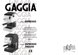 Manual Gaggia Espresso Deluxe Máquina de café expresso