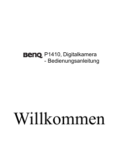Bedienungsanleitung BenQ P1410 Digitalkamera