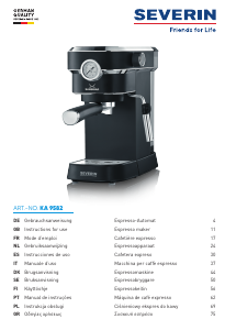 Manual Severin KA 9582 Espresso Machine