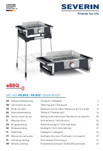 Manual Severin PG 8113 Barbecue