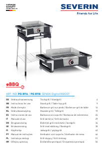 Manuale Severin PG 8114 Barbecue