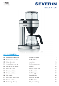 Manual Severin KA 5760 Máquina de café