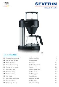 Manual Severin KA 9583 Máquina de café