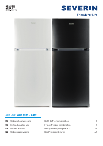 Manual Severin KGK 8951 Fridge-Freezer