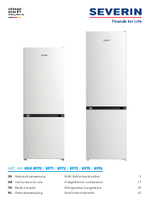 Manual Severin KGK 8972 Fridge-Freezer