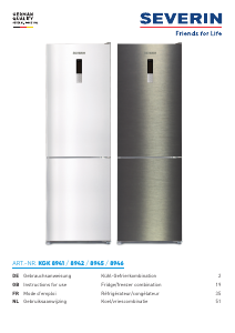 Manual Severin KGK 8942 Fridge-Freezer