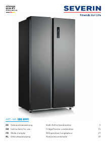 Manual Severin SBS 8991 Fridge-Freezer