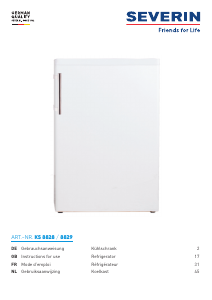 Manual Severin KS 8828 Refrigerator