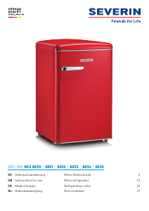 Manual Severin RKS 8834 Refrigerator