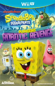 Handleiding Nintendo Wii U SpongeBob Squarepants - Planktons Robotic Revenge