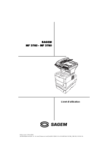 Mode d’emploi Sagem MF 3780 Télécopieur