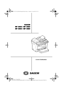 Mode d’emploi Sagem MF 3680 Télécopieur