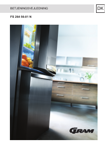 Brugsanvisning Gram FS 264 56-01 N Fryser