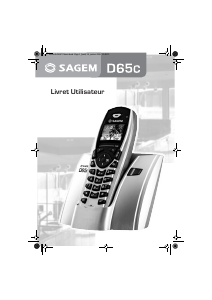 Mode d’emploi Sagem D65C Téléphone sans fil