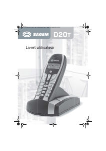Mode d’emploi Sagem D20T Téléphone sans fil
