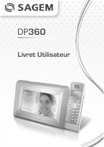 Mode d’emploi Sagem DP360 Téléphone sans fil