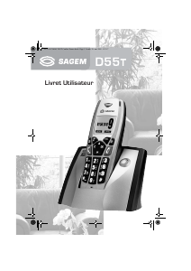 Mode d’emploi Sagem D55T Téléphone sans fil