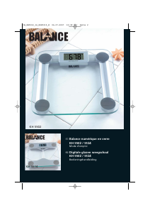 Handleiding Balance KH 5502 Weegschaal