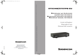 Mode d’emploi Sagemcom DT53NB EU Récepteur numérique