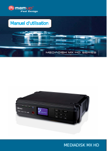 Mode d’emploi Memup Mediadisk MX HD Lecteur multimédia