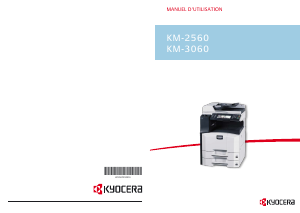 Mode d’emploi Kyocera KM-3060 Imprimante multifonction