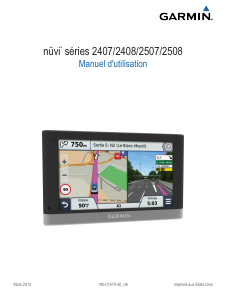 Mode d’emploi Garmin nuvi 2507 Système de navigation