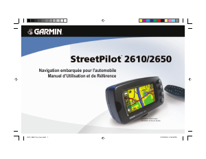 Mode d’emploi Garmin StreetPilot 2650 Système de navigation